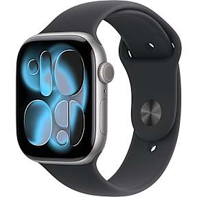 Apple Watch S11 (2025) GPS 46 mm - Space Grey Aluminium - Black Sport Band S/M