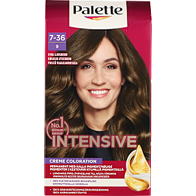 Intensive Creme Coloration permanent hårfarve 7-36 9 Kølig Lysebrun