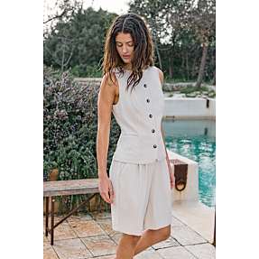 VRS dame vest str. XL - beige