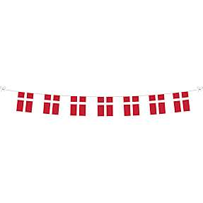 Salling flagguirlande 5 meter - Dannebrog