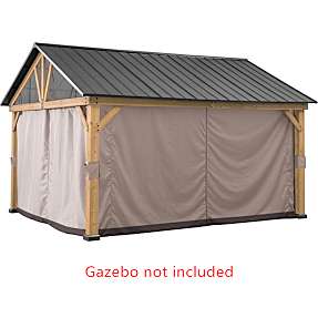 Sunjoy gardin til lysthus 404 x 465 cm