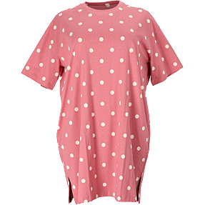 VRS dame oversize kjole str. 54 - rosa