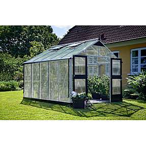 Juliana Premium drivhus - Aluminium