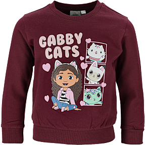 Gabby's Dukkehus sweatshirts str. 86/92 - bordeaux