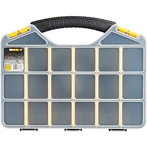 Probuilder organizer 13" med 15 rum - sort