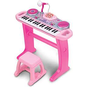 Winfun elektronisk keyboard - lyserød