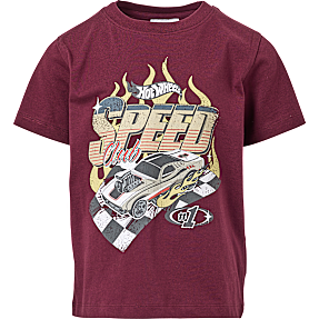 Hot Wheels T-shirt str. 122/128 - bordeaux