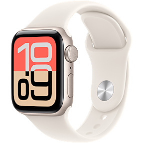 Apple Watch SE 3 (2025) GPS 40 mm - Starlight Aluminium - Starlight Sport Band S/M