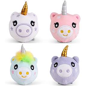 Enhjørning Hoppe bamse 7,5 cm - flere varianter - assorteret