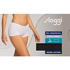 Sloggi dame shorts str. 40 - sort