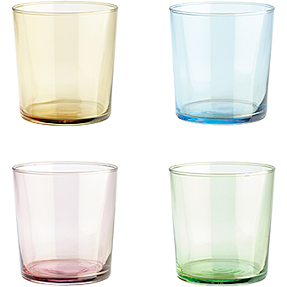 Aida farvede glas 345 ml – flere varianter – assorteret