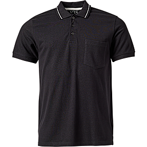 VRS herre polo kortærmet str. 5XL - sort