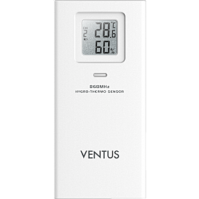 Ventus trådløs luftfugtigheds- og temperatursensor W048