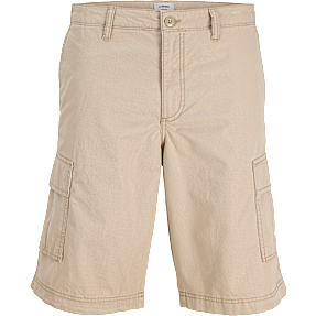 JJ REBEL herre shorts i bomuld str. 7XL - beige
