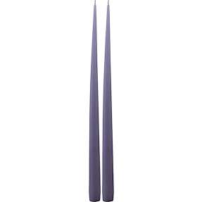 Windsor hånddyppede stagelys 39 cm 2-pak - lilla