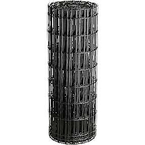 HORTUS havehegn PVC fri, 5 x 10 cm, 60 cm x 25 m - sort