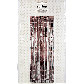 Salling lamettagardin 90x250 cm - Rosegold