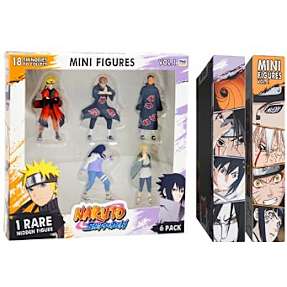 Naruto Shippuden figurer 7 cm 6-pak - flere varianter - assorteret