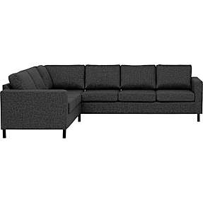 Oslo venstrevendt hjørnesofa - mørkegrå