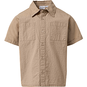 VRS børne skjorte str. 122/128 - beige