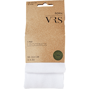 VRS børne leggings str. 5-6 år - hvid