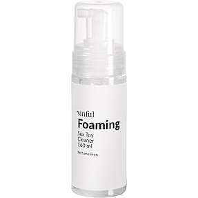 Sinful sexlegetøjs skumrengøring 160 ml