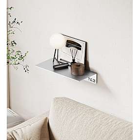 T&B hylde medium - støvet aluminium