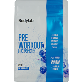 Pre Workout-pulver Blue Raspberry