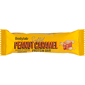 Proteinbar m. peanuts og karamel