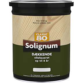 Solignum Classic 80 dækkende træbeskyttelse 5 liter - kalkhvid