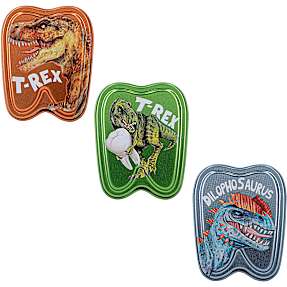 Dino World mælketandsæske - assorteret