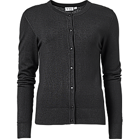VRS dame cardigan str. S - sort