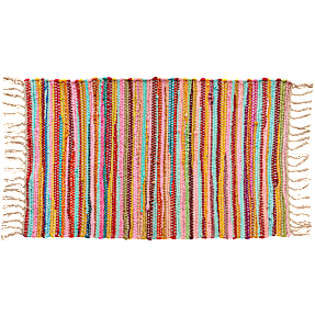 BASIS gulvtæppe 50x80 cm - multifarvet