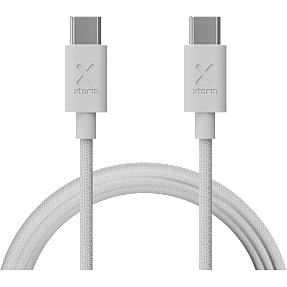 Xtorm go2 USB-C kabel 100w 1 meter - Hvid