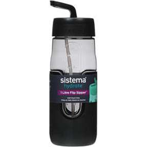 Sistema Flip Sipper drikkeflaske - 1 liter - flere varianter - assorteret