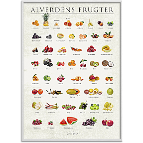 Alverdens frugter - 50x70 cm