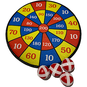 SpinOut Dartspil i velcro