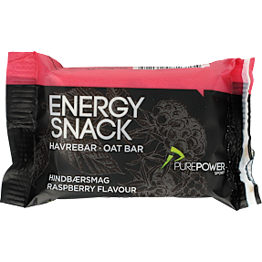 Energibar m. hindbærsmag