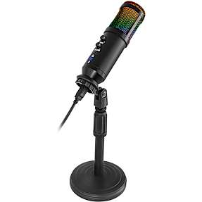 Nox Harmony gaming mikrofon med LED-lys