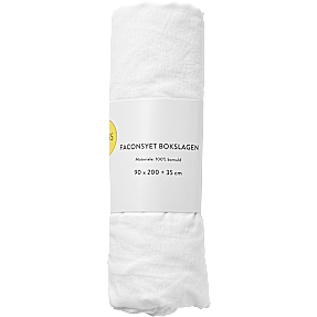 BASIS boxmadraslagen 90x200x35 cm - hvid