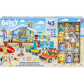 Bluey legesæt mega ferie strandhus