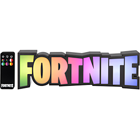 Fortnite Logo lampe - multifarvet