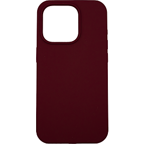 Leki iPhone Cover 15 Pro Silicone - Burgundy