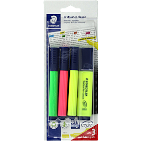 Staedtler Classic highlighter - flere farver
