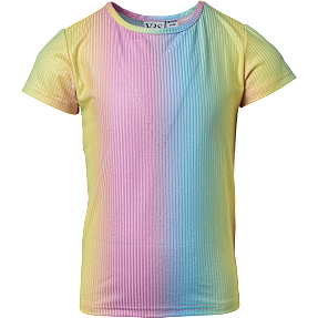 VRS børne T-shirt str. 98/104 - multifarvet