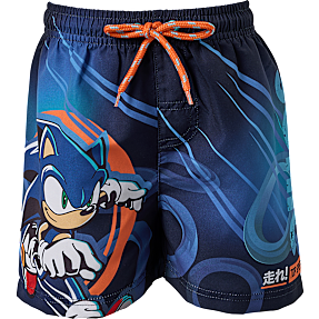 Sonic badeshorts str. 98/104 - blå