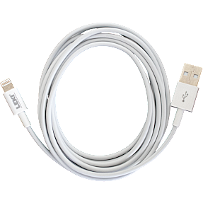 Leki lightning kabel 2 meter - hvid