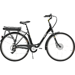 SCO E-Modern dame elcykel 7 gear 28" 10,2 AH - sort