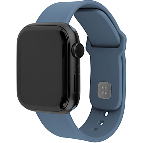 Fixed Silicon Sporty Strap silikonerem til Apple Watch - blå