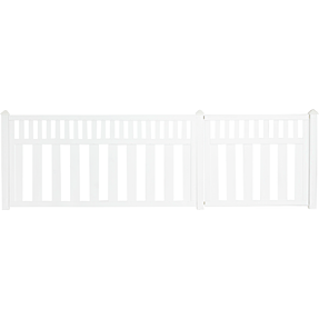 Nordic Fence Tendens forhavelåge - hvid